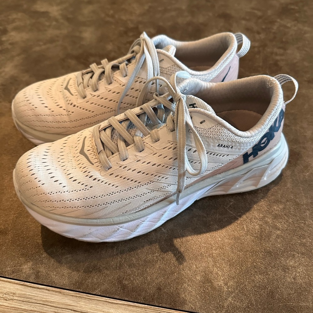 Hoka One One Cream Sneakers